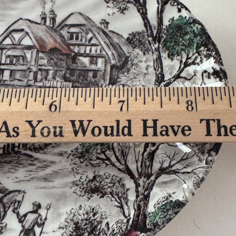 3 Yorkshire Staffordshire England Hand-Engraved Ironstone Bowls Oval Round 4405 - Picture 9 of 11